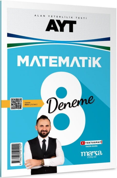 AYT Matematik Tamamı Video Çözümlü 8 Deneme Marka Yayınları