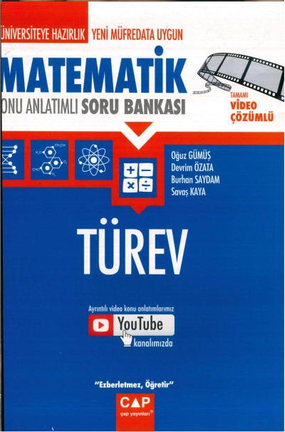 MATEMATİK TÜREV KONU ANLATIMLI SORU BANKASI ANKA Fotokopi