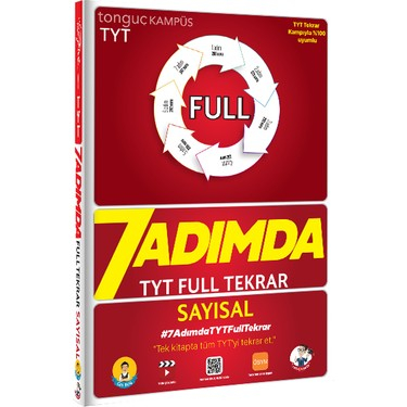 TYT Sayısal 7 Adımda Full Tekrar Soru Bankası ANKA Fotokopi