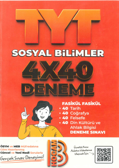 YKS TYT Sosyal Bilimler 4x40 Fasikül Deneme ANKA Fotokopi