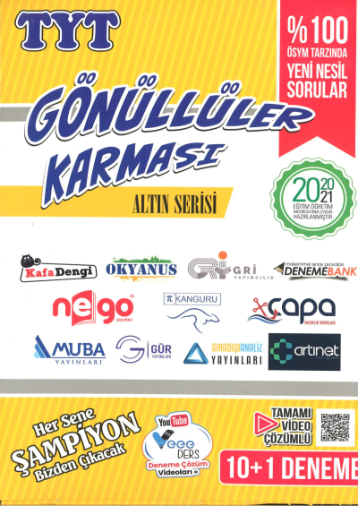 TYT Deneme Altın Serisi 10+1 ANKA Fotokopi