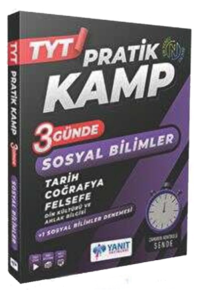 TYT Pratik Kamp 3 Günde Sosyal Bilimler Yanıt Yayınları ANKA Fotokopi