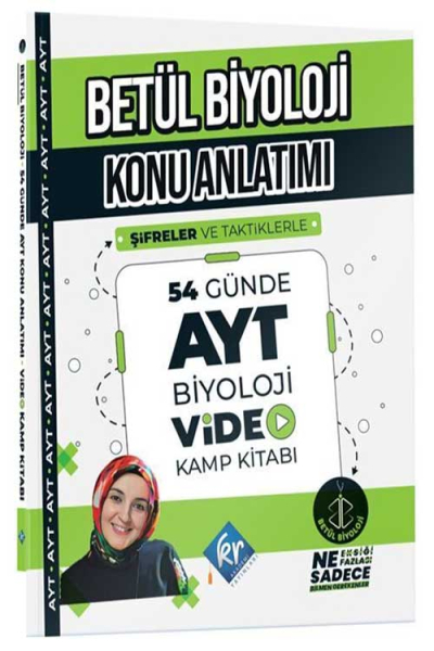 Betül Biyoloji Konu Anlatımı 54 Günde AYT Biyoloji Video Kamp Kitabı ANKA Fotokopi