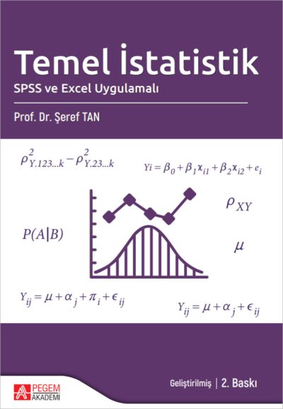 Temel İstatistik SPSS ve Excel Uygulamalı 2. Baskı - Şeref Tan Pegem Akademi Yayıncılık ANKA Fotokopi