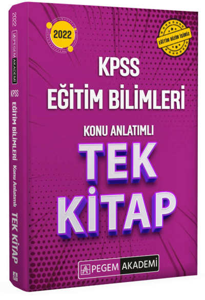 2022 KPSS Eğitim Bilimleri Konu Anlatımlı Tek Kitap