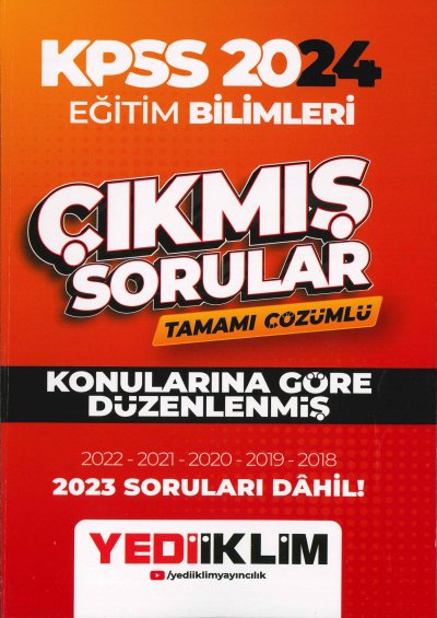 2018-2023 ÇIKMIŞ SORULAR TAMAMI ÇÖZÜMLÜ (KONULARINA GÖRE DÜZENLENMİŞ) ANKA Fotokopi