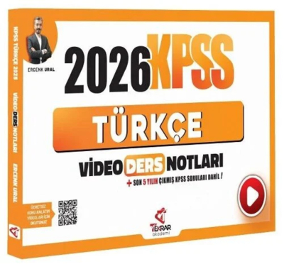 2026 KPSS Türkçe Video Ders Notları Tekrar Akademi ANKA Fotokopi