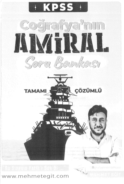 COGRAFYA nın AMİRAL SORU BANKASI ANKA Fotokopi