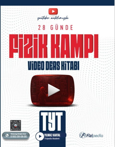 TYT Fizik 28 Günde Video Ders Kitabı Fizipedia Yayınları ANKA Fotokopi