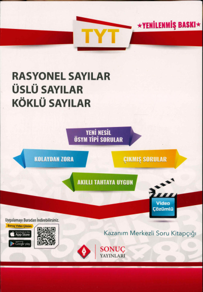 TYT RASYONEL - ÜSLÜ- KÖKLÜ SAYILAR SORU KİTAPÇIĞI ANKA Fotokopi
