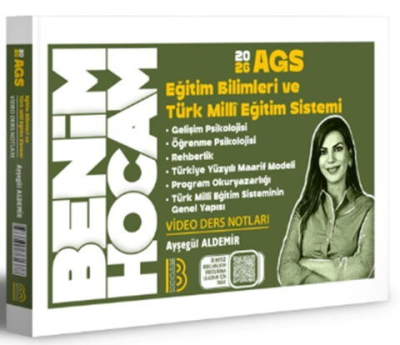 2026 AGS Eğitim Bilimleri ve Türk Milli Eğitim Sistemi Video Ders Notları AYŞEGÜL HOCA Benim Hocam Yayınları ANKA Fotokopi