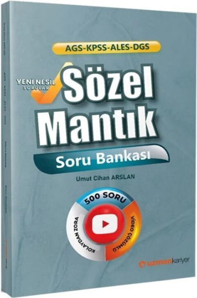 KPSS MEB AGS ALES DGS Sözel Mantık Soru Bankası Uzman Kariyer ANKA Fotokopi