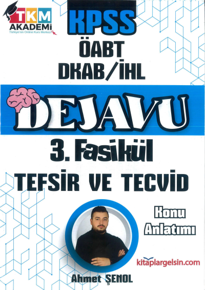 DEJAVU 3. FASİKÜL TEFSİR VE TECVİD ANKA Fotokopi