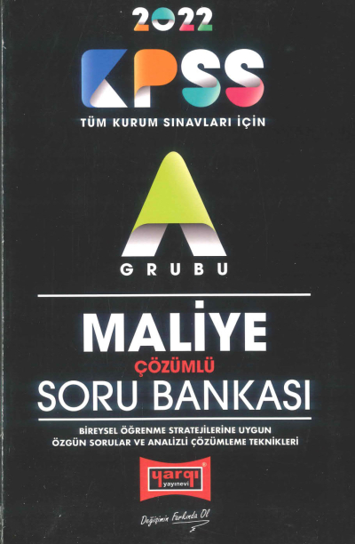 MALİYE ÇÖZÜMLÜ SORU BANKASI ANKA Fotokopi
