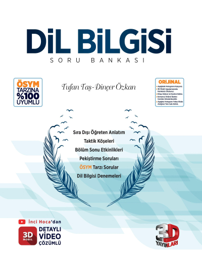 3D DİL BİLGİSİ SORU BANKASI ANKA Fotokopi