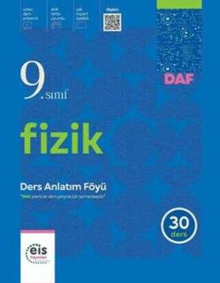 9.Sınıf DAF Fizik EİS Yayınları ANKA Fotokopi