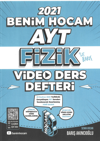 AYT FİZİK VİDEO DERS DEFTERİ ANKA Fotokopi