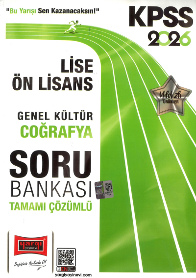 COĞRAFYA 2026 KPSS Lise Ön Lisans GK-GY Tüm Dersler Tamamı Çözümlü Modüler Soru Bankası Yargı Yayınları ANKA Fotokopi