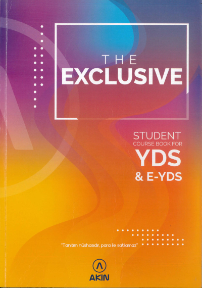 THE EXCLUSIVE STUDENT COURSE BOOK FOR YDS & E-YDS ANKA Fotokopi