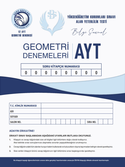 AYT GEOMETRİ DENEMELERİ 12*14 ANKA Fotokopi