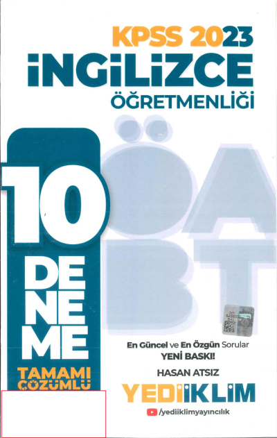 10 DENEME TAMAMI ÇÖZÜMLÜ
