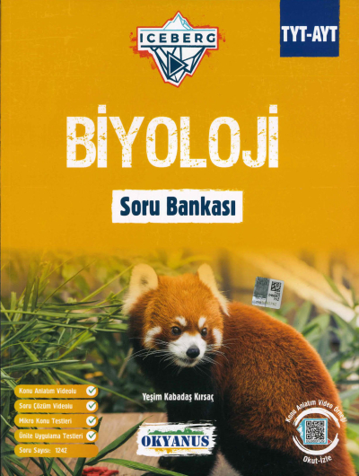 TYT-AYT ICEBERG BİYOLOJİ SORU BANKASI ANKA Fotokopi