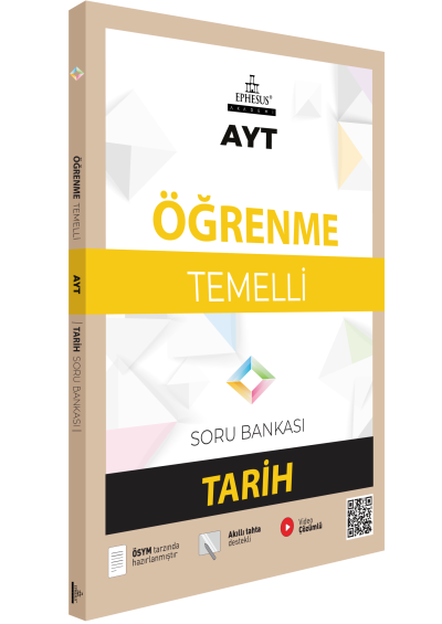AYT-ÖĞRENME TEMELLİ TARİH SORU BANKASI EPHESUS YAYINLARI ANKA Fotokopi