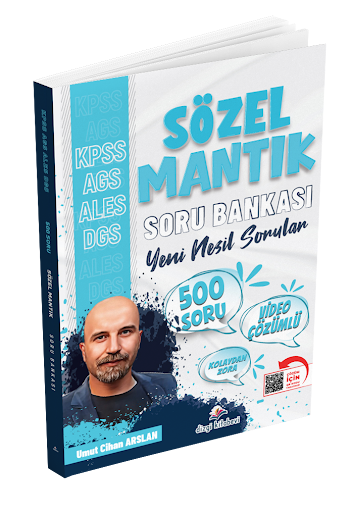 KPSS MEB-AGS ALES DGS Sözel Mantık Soru Bankası Çözümlü Dizgi Kitap ANKA Fotokopi