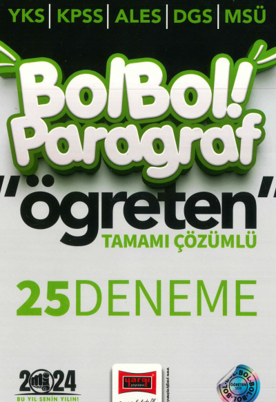 BOL BOL PARAGRAF ÖĞRETEN 25 DENEME TAMAMI ÇÖZÜMLÜ ANKA Fotokopi