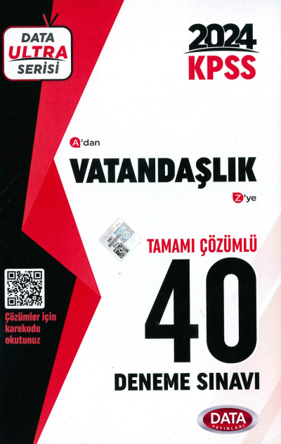 A'DAN Z'YE VATANDAŞLIK 40 DENEME ÇÖZÜMLÜ ANKA Fotokopi