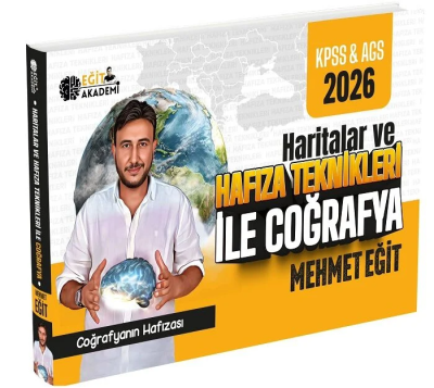 2026 MEB AGS KPSS Mehmet Eğit Haritalar ve Hafıza Teknikleriyle Coğrafya Eğit Akademi ANKA Fotokopi