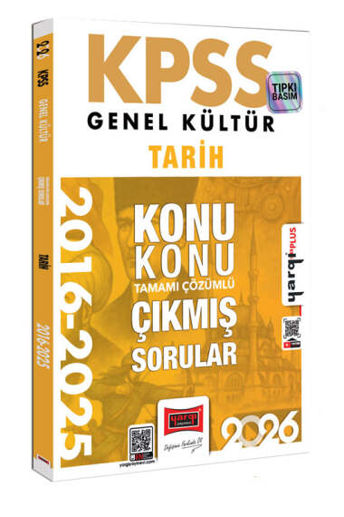2026 KPSS Genel Kültür Tarih 2016-2026 Konu Konu Tamamı Çözümlü Çıkmış Sorular Yargı Yayınları ANKA Fotokopi