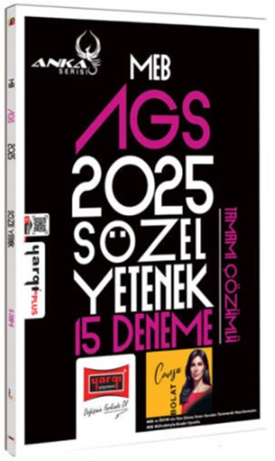 2025 MEB AGS Anka Serisi Sözel Yetenek Tamamı Çözümlü 15 Deneme Yargı Yayınları ANKA Fotokopi
