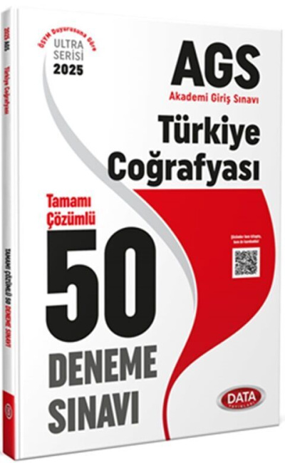 2025 AGS Türkiye Coğrafyası Tamamı Çözümlü 50 Deneme Sınavı Data Yayınları ANKA Fotokopi