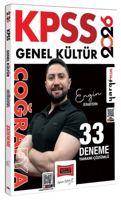 2026 KPSS Coğrafya 33 Deneme Çözümlü Engin Eraydın Yargı Yayınları ANKA Fotokopi