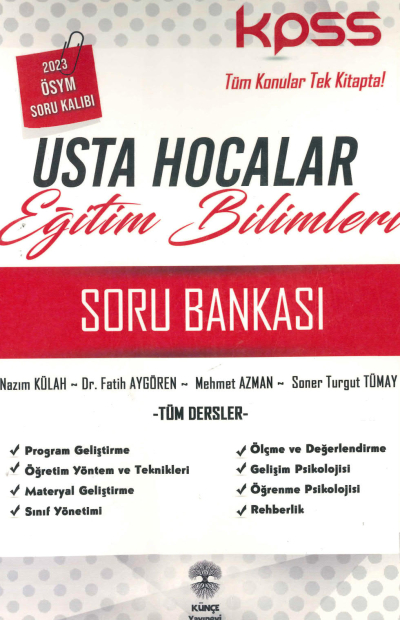 USTA HOCALAR EĞİTİM BİLİMLERİ TÜM DERSLER SORU BANKASI ANKA Fotokopi