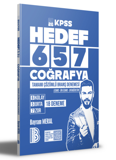 2026 KPSS Coğrafya Tamamı Çözümlü 18 Deneme Benim Hocam Yayınları ANKA Fotokopi
