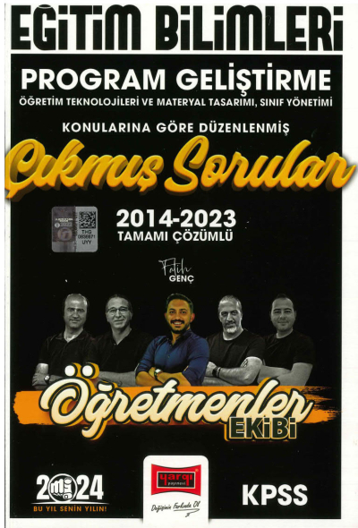 PROGRAM GELİŞTİRME 2014-2023 TAMAMI ÇÖZÜMLÜ ÇIKMIŞ SORULAR (ÖĞRETMENLER EKİBİ) ANKA Fotokopi