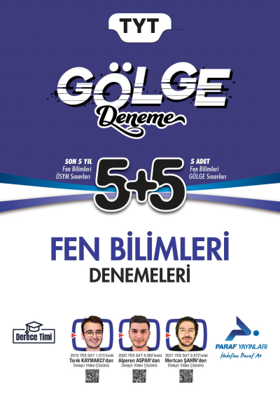 TYT Fen Bilimleri Gölge Deneme Paraf Yayınları ANKA Fotokopi