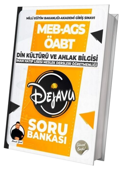 2025 ÖABT Din Kültürü ve Ahlak Bilgisi Dejavu Soru Bankası TKM Akademi ANKA Fotokopi