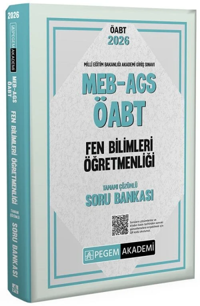 2026 MEB AGS ÖABT Fen Bilimleri Öğretmenliği Tamamı Çözümlü Soru Bankası Pegem Yayıncılık ANKA Fotokopi