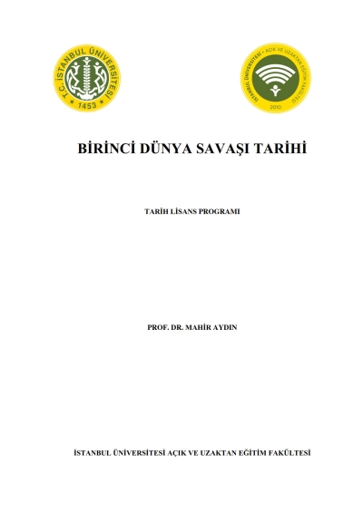 Birinci Dünya Savaşı Tarihi ANKA Fotokopi