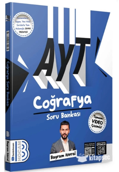 AYT Coğrafya Tamamı Video Çözümlü Soru Bankası Benim Hocam Yayınları ANKA Fotokopi