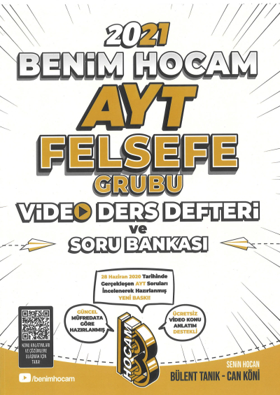 AYT FELSEFE GRB VİDEO DERS DEFTERİ VE SORU BANK ANKA Fotokopi