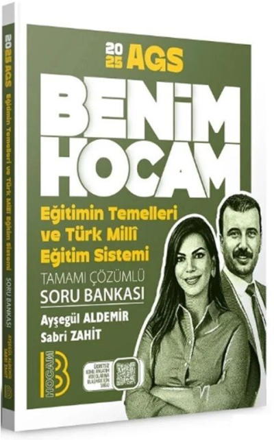 2025 Eğitimin Temelleri ve Türk Milli Eğitim Sistemi Tamamı Çözümlü Soru Bankası Benim Hocam Yayınları