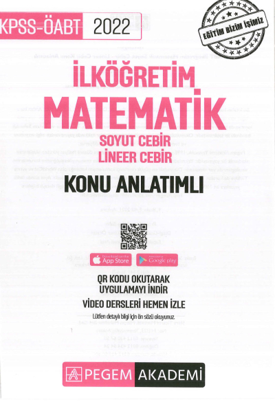 İLKÖĞRETİM MATEMATİK SOYUT CEBİR - LİNEER CEBİR KONU ANLATIMLI ANKA Fotokopi