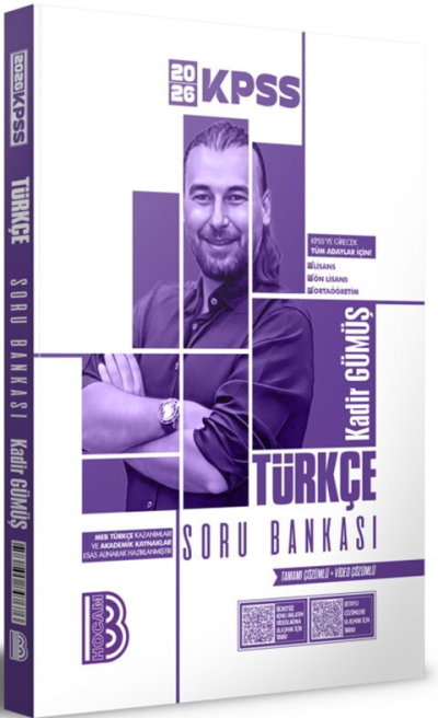 2026 KPSS Türkçe Tamamı Video Çözümlü Soru Bankası Benim Hocam Yayınları ANKA Fotokopi