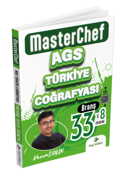 2025 MEB AGS Türkiye Coğrafyası Masterchef 33x8 Deneme Çözümlü Dizgi Kitap ANKA Fotokopi