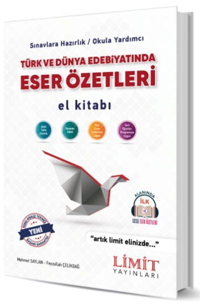 Türk ve Dünya Edebiyatında Eser Özetleri El Kitabı Limit Yayınları ANKA Fotokopi