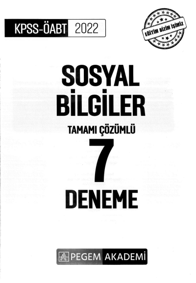 SOSYAL BİLGİLER TAMAMI ÇÖZÜMLÜ 7 DENEME ANKA Fotokopi